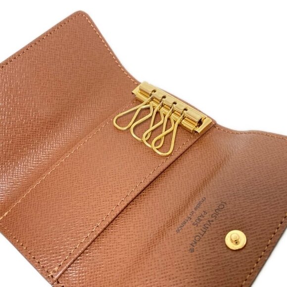 Auth LOUIS VUITTON Multicles 4 M69517 Maroon Monogram - RFID : confirmed - Picture 5 of 6